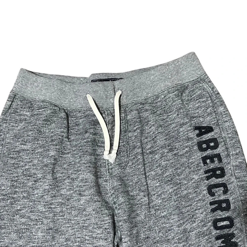 Abercrombie & Fitch Gray Logo Jogger Sweatpants Slim Fit Lounge Men's Small